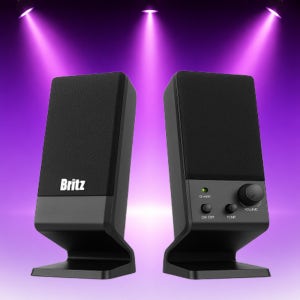 브리츠 스피커 2채널 스테레오 USB PC용 BR-Coupe