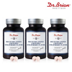 파이토 식물성 멜라토닌 츄어블 딸기맛 800mg 90정, 3개