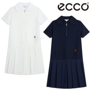 에코 골프 어패럴 여성 골프웨어 반팔 원피스 메쉬 플리츠 스커트 속바지 RBCOP2025