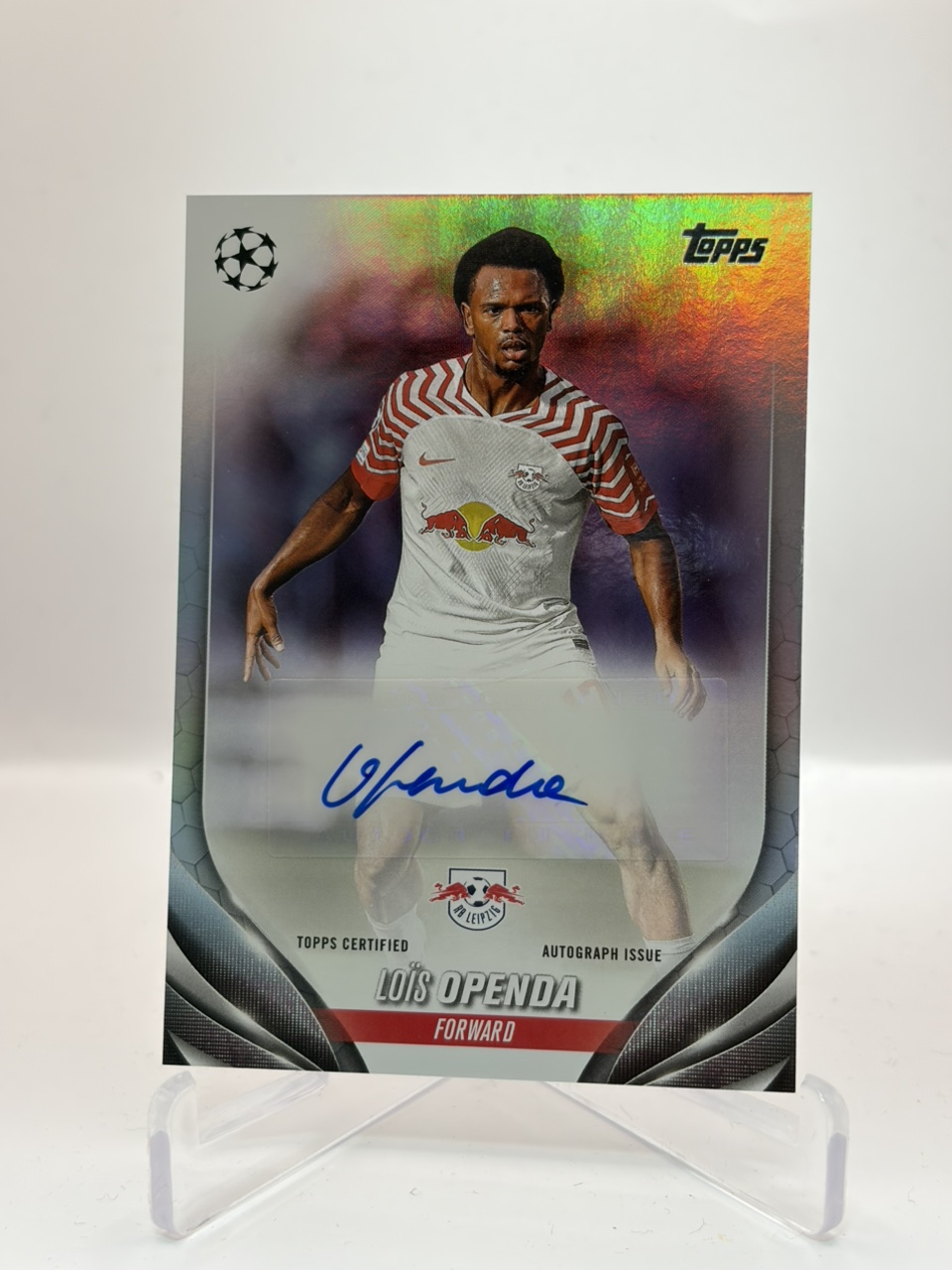 Topps 로이스 오펜다 친필사인 축구 카드