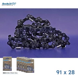 아쳐 체인톱날 91x28 에코 엔진톱 CS3050 존스레다 2118 2137 16인치 가이드바