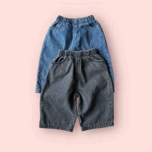 페퍼 빈티지데님팬츠 26봄 키즈 아동 등원룩