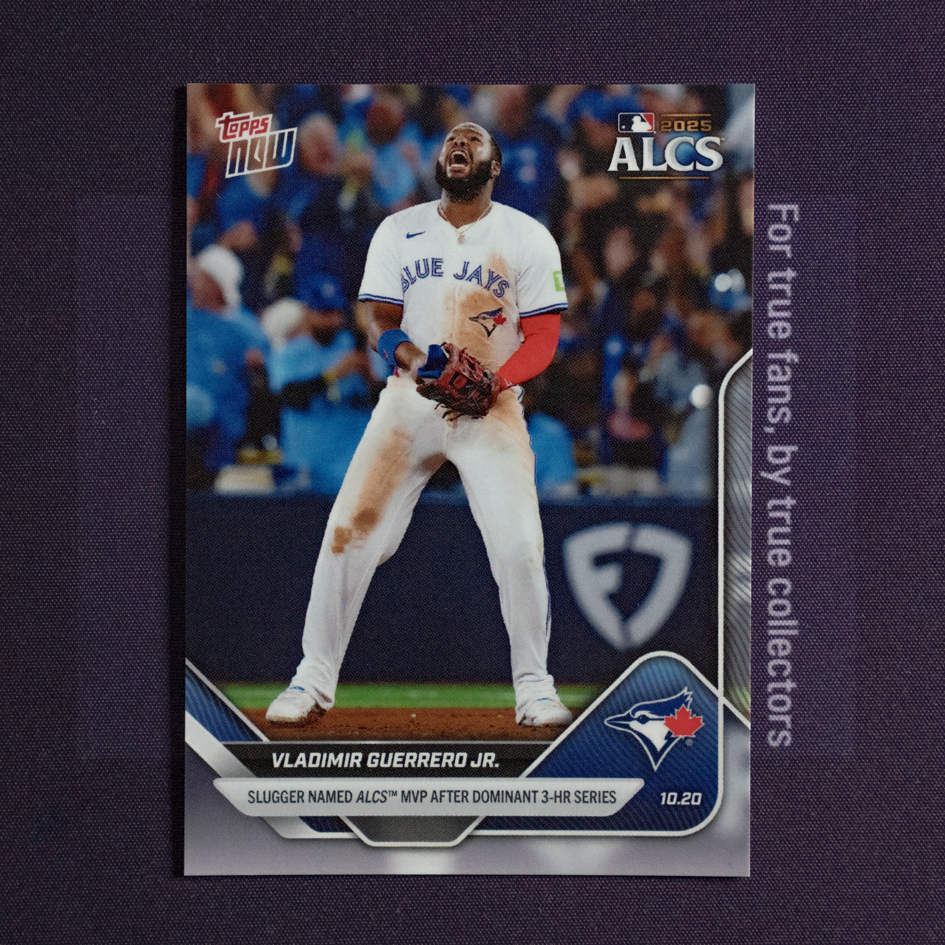 블라디미르 게레로 주니어 토론토 블루제이스 2025.10.20. MLB 탑스 나우 야구카드 TOPPS NOW 스포츠카드