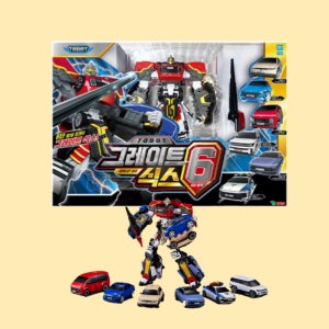 또봇 6단합체 그레이트식스 어린이 변신 합체 로봇 장난감