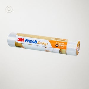 SCS 3M 후레쉬 백 대형 30x40cm 200매 위생 비닐백 단품 음식 포장봉투