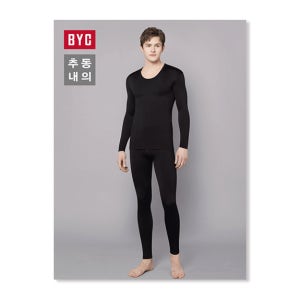 비와이씨 BYC 기모스판 내의 남성 상하의 세트 dcs000
