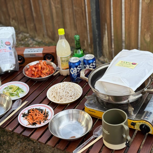 신음칼국수 칼국수 밀키트2~3인분 매운 신음김치 (김치250g서비스)