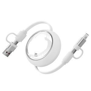 알엑스티엔 100W 6A C타입 고속충전케이블 아이폰 케이블 4in1 올인원