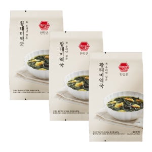 한담온 황태미역국 동결건조 블럭국 간편식 1분 즉석국 5개입 3개