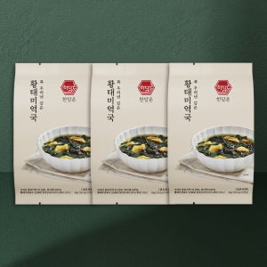 한담온 황태미역국 동결건조 블럭국 간편식 1분 즉석국 5개입 3개