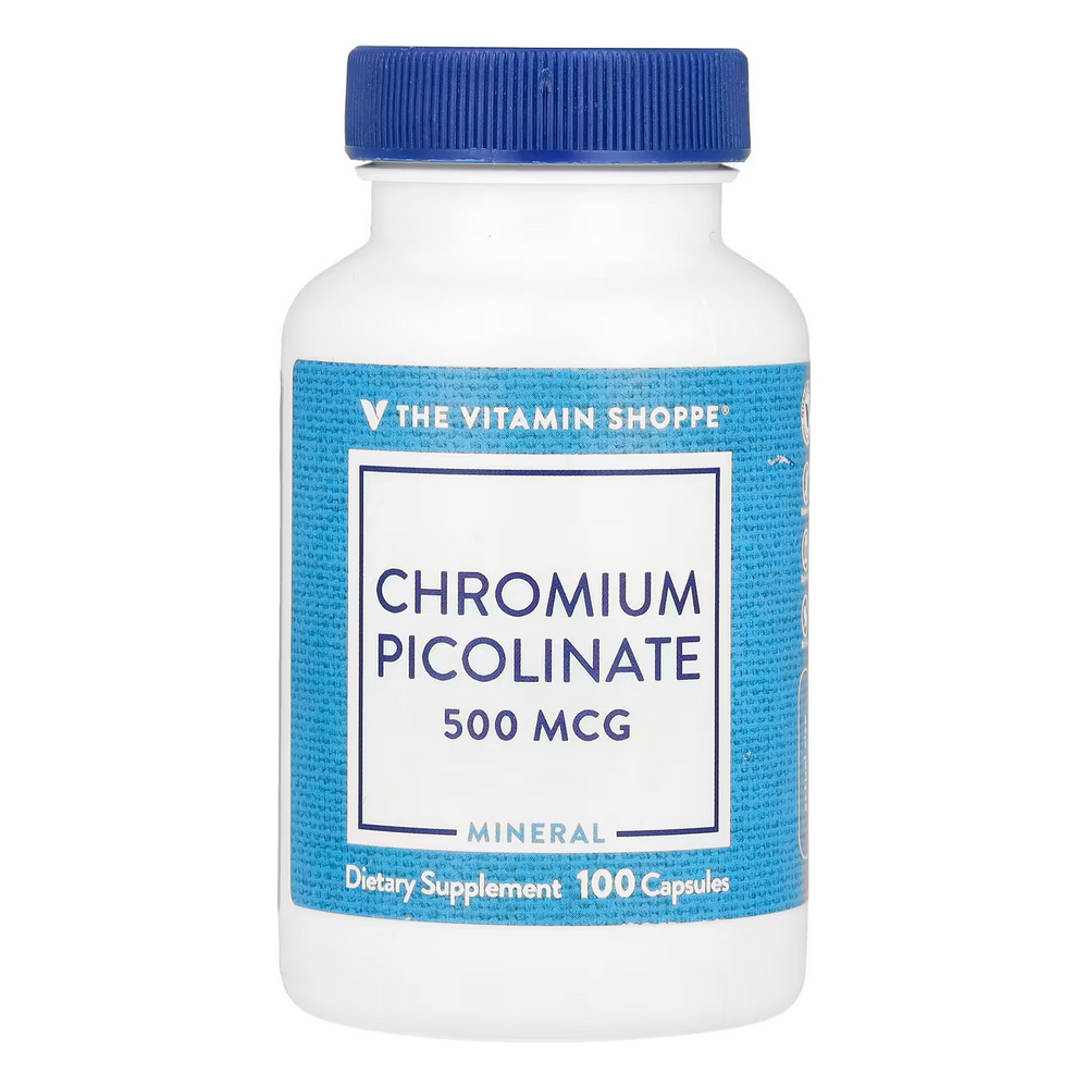 더비타민숍 <b>크로뮴</b> 크롬 <b>피콜리네이트 500mcg</b> 100캡슐