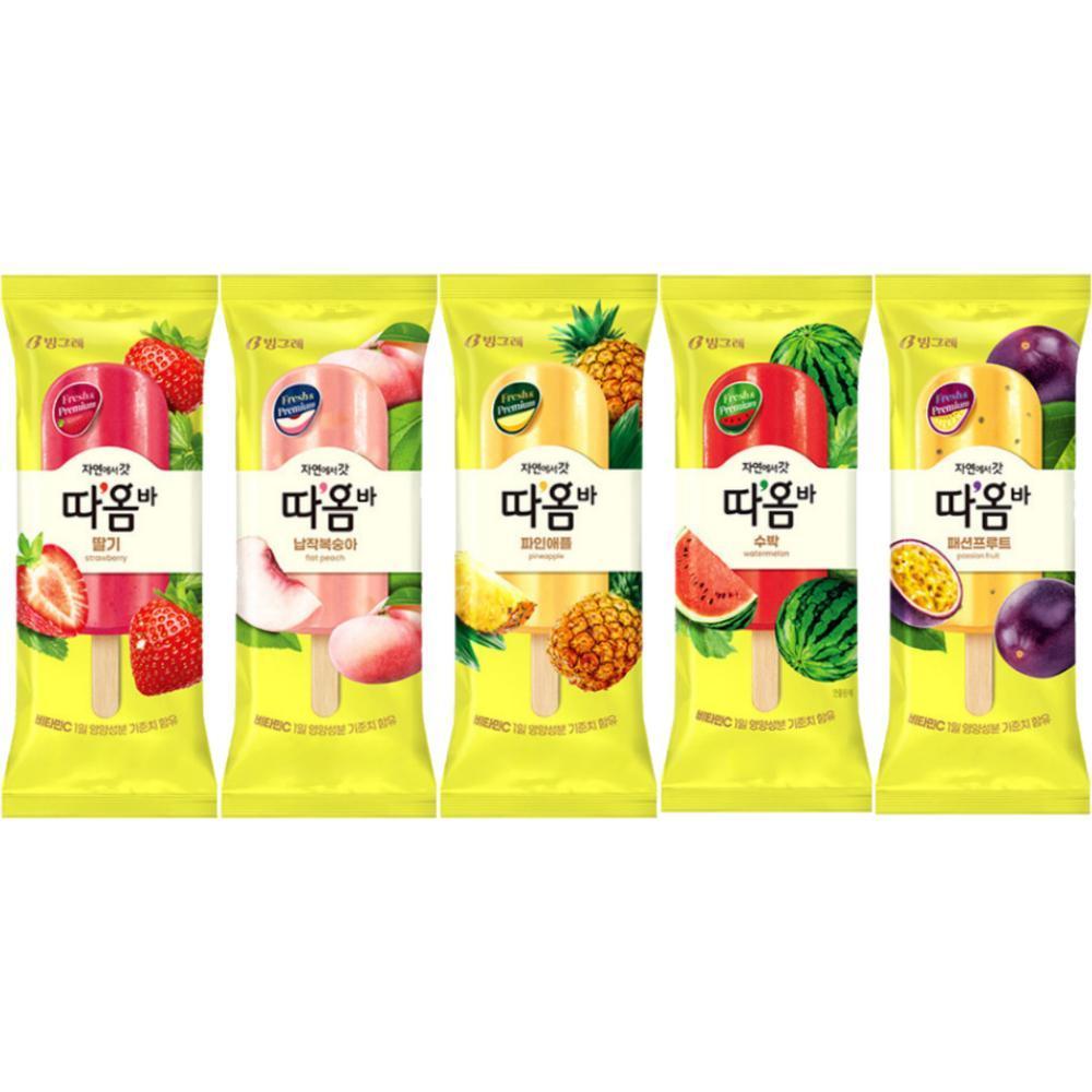 따옴바 빙과 얼음과자 홈캉스 폭염