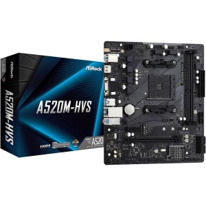 ASRock AMD A520 HVS 소켓 AM4 마이크로 ATX DDR4-SDRAM 메인보드