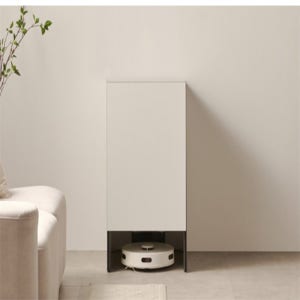 핸드리스손잡이 여닫이수납장 소파옆수납장 로봇청소기정리장