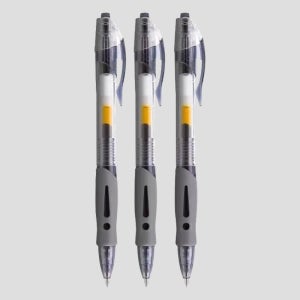 학교 학원용 블랙 유성볼펜 0.5mm 10개 고급 안정적 그립감