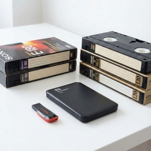 비디오테이프 USB변환 VHS 8mm MiniDV 디지털 파일변환 서비스 AI화질개선