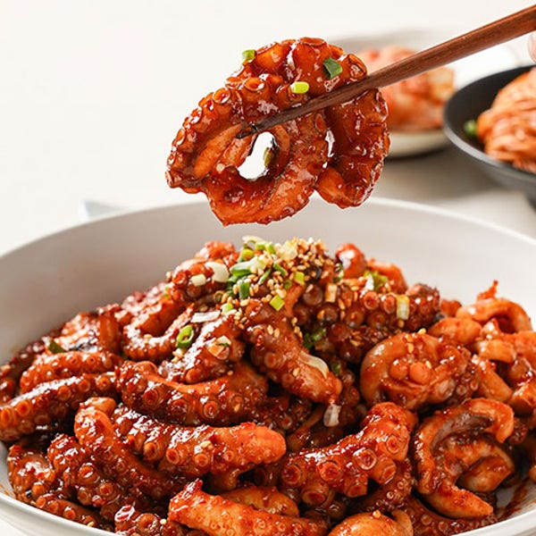 교동낙지 양념 낙지볶음 밀키트 매운 캠핑 음식 맛집