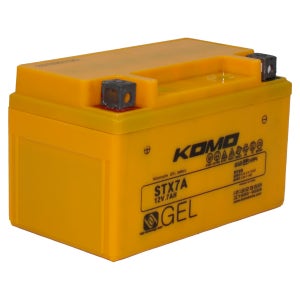 코모 STX7A 12V 7Ah 시티100 시티플러스 GSR 미오 티니 비버 오토바이 배터리