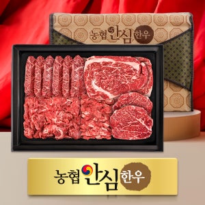 농협안심 한우선물세트 1등급 소고기 등심 채끝 구이용 부모님 어버이날 선물
