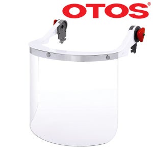 오토스 보안면 보호면 안면보호구 얼굴보호대 눈보호 안전모부착형 F-64A