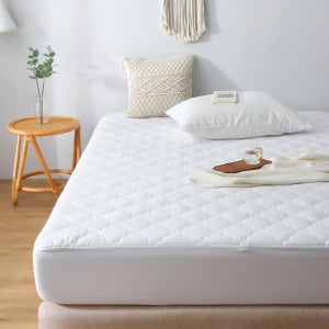 디오프 진드기방지 마이크로화이버 누빔 침대 매트리스 커버 Q (퀸)