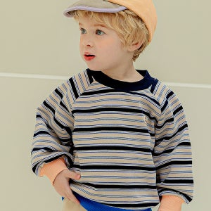 [삠뽀요] 밀리스트라이프티셔츠