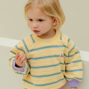 [삠뽀요] 밀리스트라이프티셔츠(2컬러)