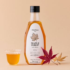 몽크슈 무설탕 저칼로리 저당 메이플 시럽 530g 슈가프리 알룰로스 캐나다산 단풍나무 수액