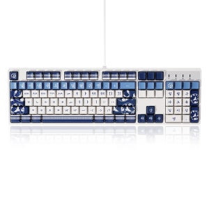 에이투 타음 케이 에디션 LED 단청 기계식 사무용 유선 키보드 고려청자, 적축