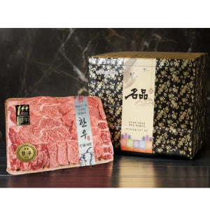 [마장동한우] 투뿔한우 선물 세트 1kg 1.4kg 장인장모님 결혼답례 등심채끝 설 선물 소고기 설로인 구이용