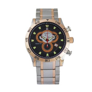 킹덤 스위스 크로노그래프 남자 선물 명품 예물 고급 메탈 손목 시계 / KD4090MC