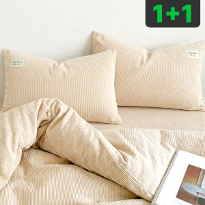 포니홈 1+1 순면 베개커버 2장 호텔 60수 코튼워싱 여행용 자루형 베겟커버 덮개 4060