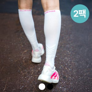 셀버린 러닝 니삭스 스포츠양말 2켤레 남자 여성 등산 두꺼운 압박 국산 양말