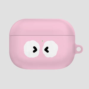 에어팟 프로3 케이스 몽몽 페이스 키링 고리 하드케이스 TRY