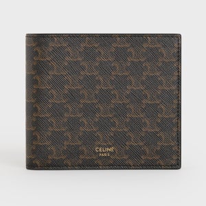 [당일배송] 셀린느 트리옹프 로고 캔버스 반지갑 월렛 10C872BQB.38NO