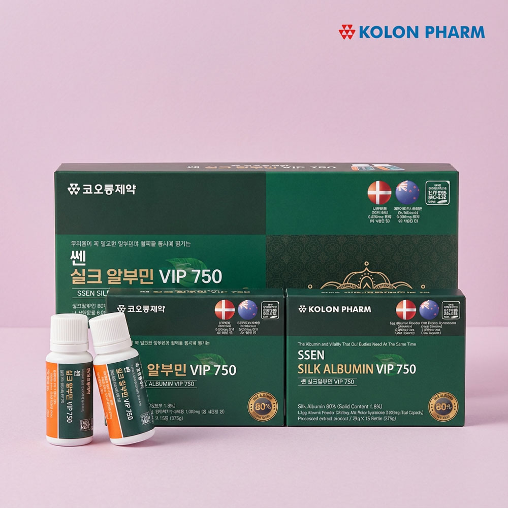 코오롱제약 마시는 알부민 영양제 난백 실크 고함량 효능 수액