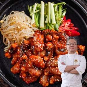 안유성 명장의 통 큰 왕낙지볶음 10인분 (원물 10개 + 소스 10개 + 칼국수면 3개)