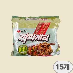 농심 올리브 짜파게티 140g x 15개