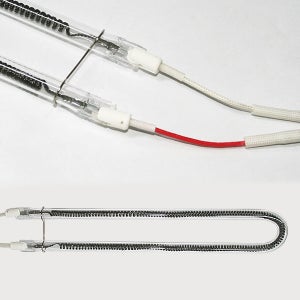 온열기 할로겐 석영관 히터램프 U자 800W 히터수리 교체용 램프