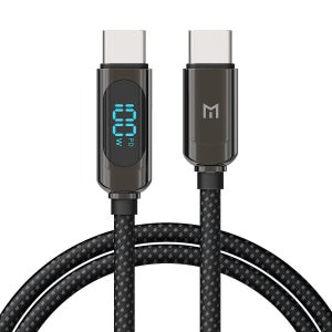 모란카노 초고속 충전 케이블 C타입 100W LED 고출력 데이타 급속충전 1.2M