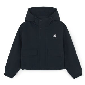 [MLB] 여성 베이직 고프코어 2L 커브 바람막이 NY (Black) 3FWJB0161