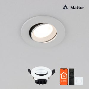 IOT 다운라이트 매터 CCT 2인치(타공55mm) 각도조절형 매입등 8W 24V 넬로