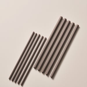 [개당 12원] 개별 포장 케이버 친환경 커피박 빨대 브라운 일자 빨대 0.6x21cm, 100000개입