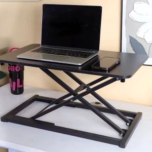 높이조절 스탠딩 책상 모션 데스크 스탠드 수동 높이조절 노트북 모니터 거치 테이블