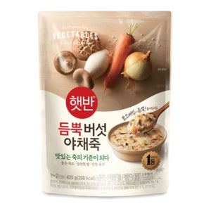햇반 버섯야채죽 420g