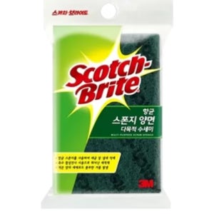 3M 수세미 항균SL135 스폰지 양면 다목적 90x150x30mm 낱개