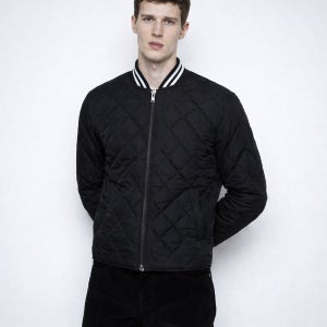 남성골프웨어 겨울 간절기 골프의류 남자골프점퍼 누빔패딩 블루종 점퍼