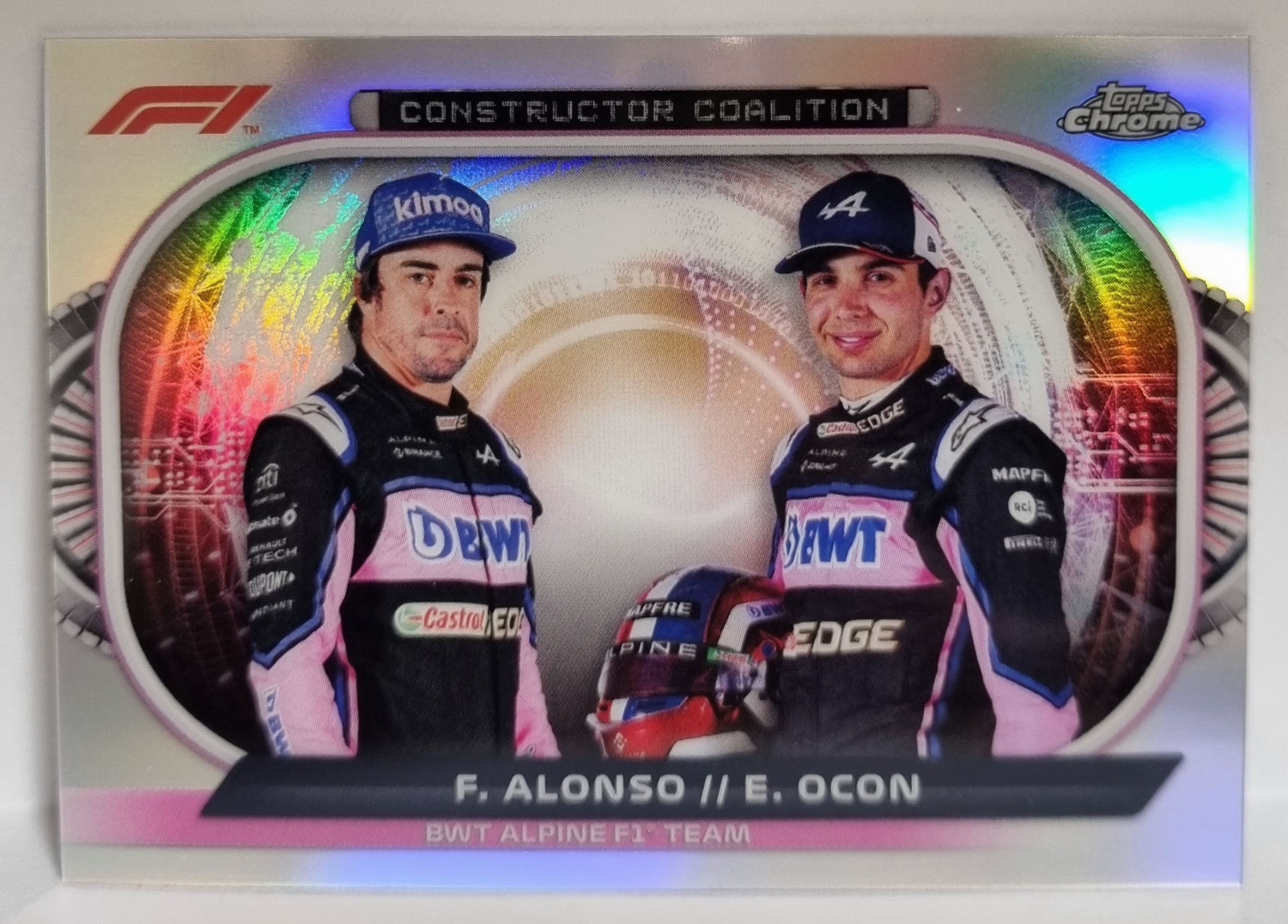 2022 F1 알론소 알본 TOPPS CHROME 카드 탑스 크롬