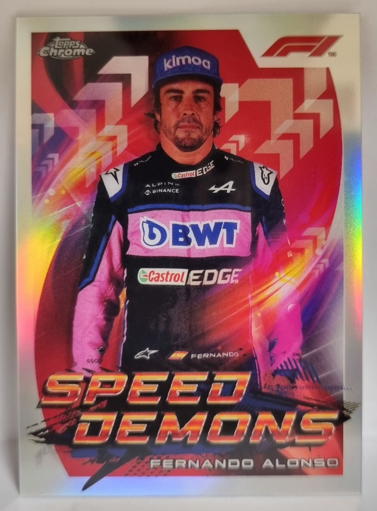 2022 F1 알론소 TOPPS CHROME 카드 탑스 크롬