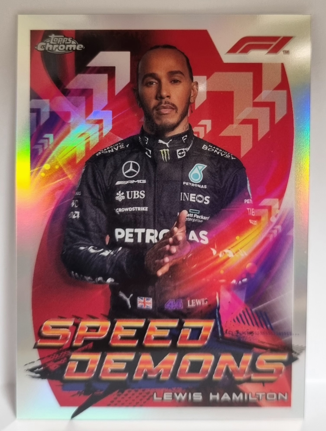 2022 F1 루이스 해밀턴 TOPPS CHROME 카드 탑스 크롬